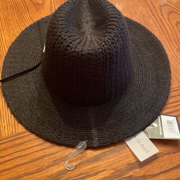 NWT Nine West black hat with adjustable fit band - Picture 4 of 8